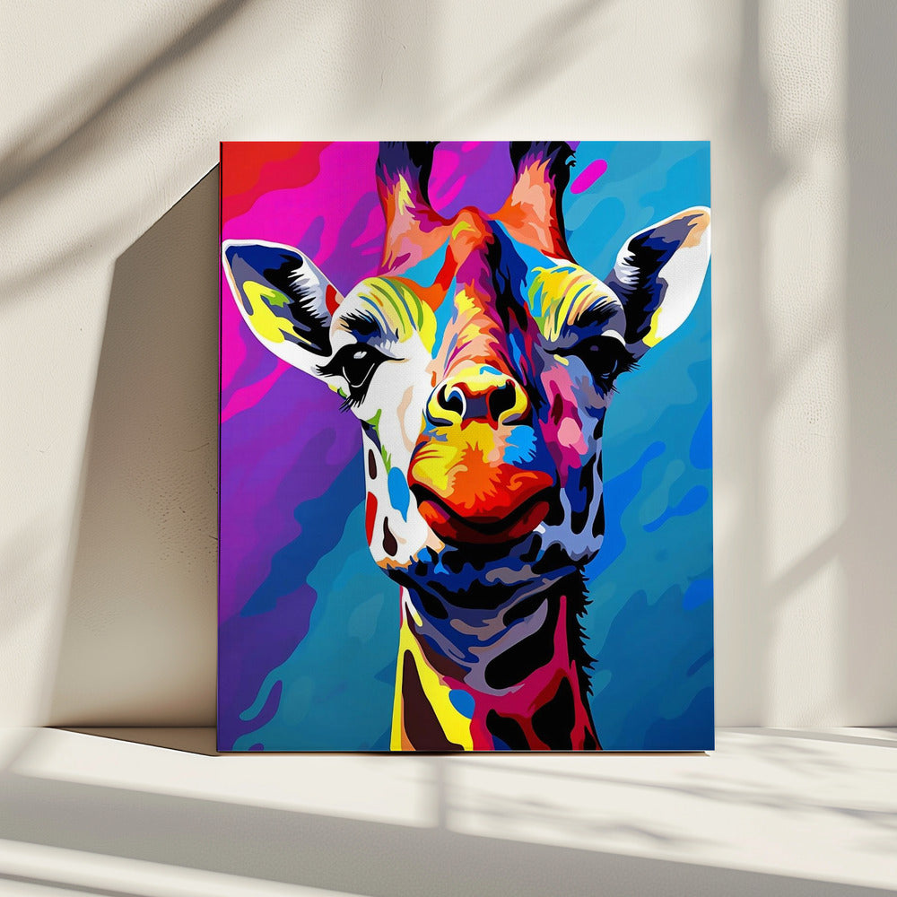 Giraffe Pop Art | Leinwand