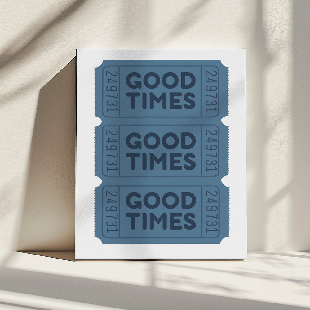 Blue Good Times | Canvas