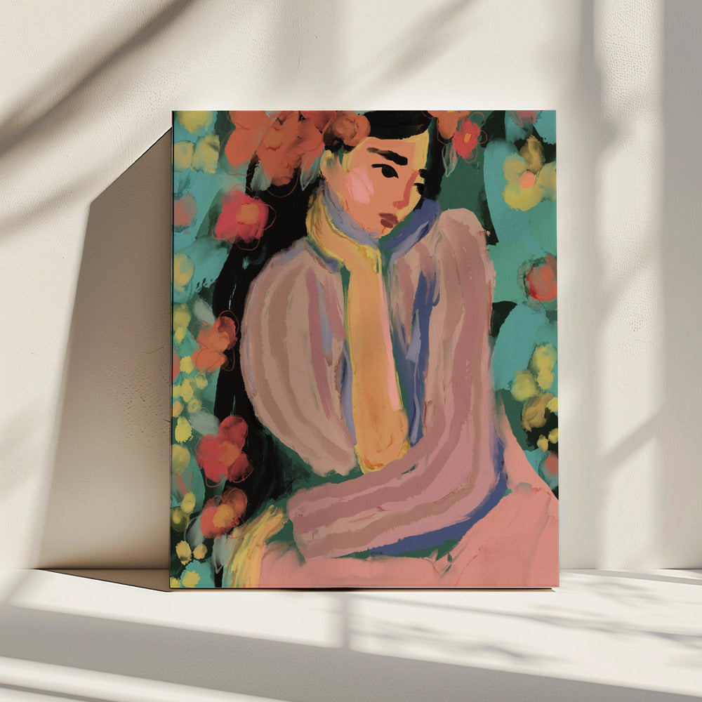 Nachdenkliche Blüten | Leinwand
