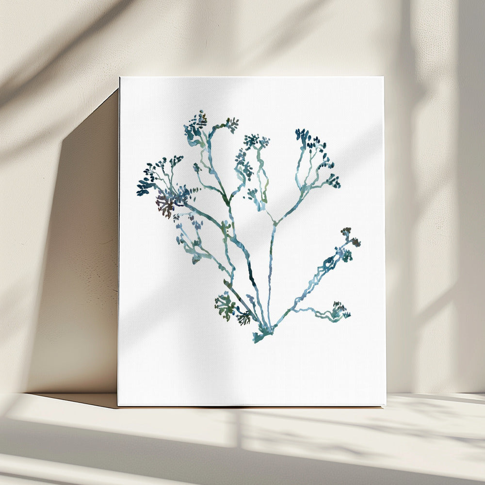 Zarte blaue Blumen 2 | Leinwand