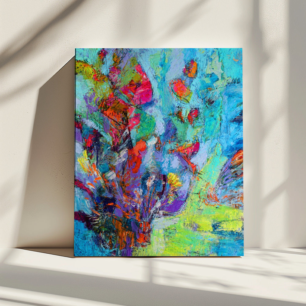 Lebendige Blumenträume | Leinwand