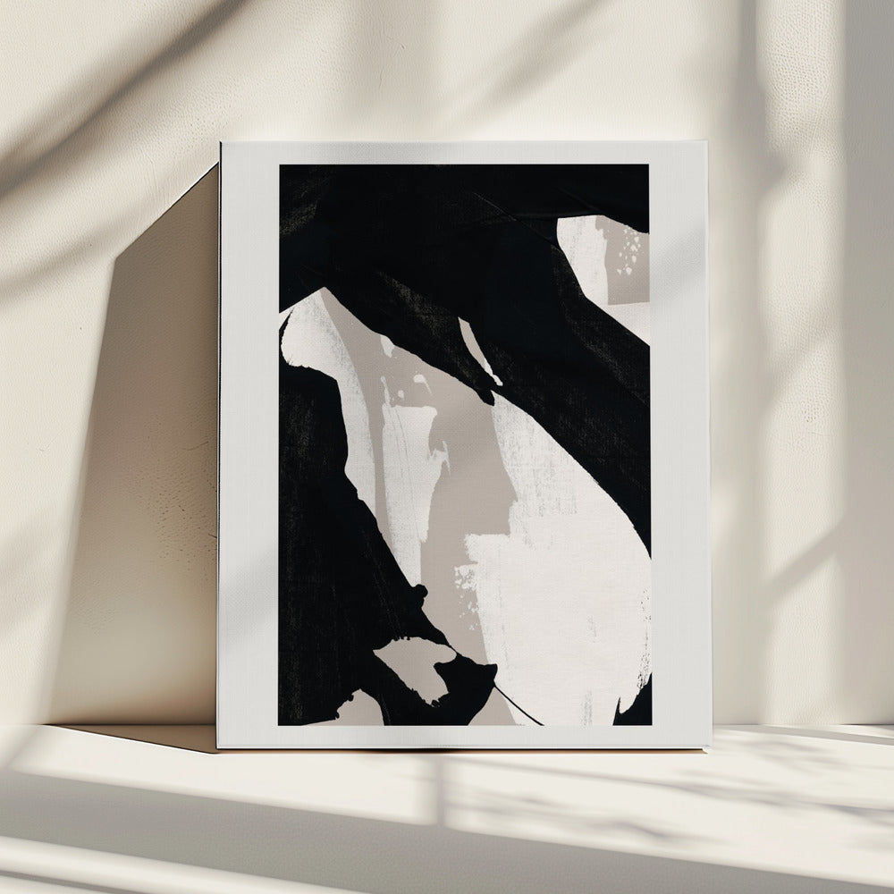 Abstrakte Pinselstriche 59X | Leinwand