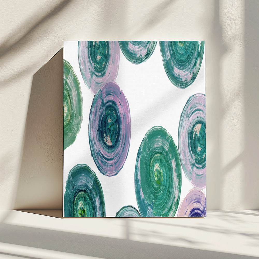 Spinnende Wirbel 1 | Leinwand
