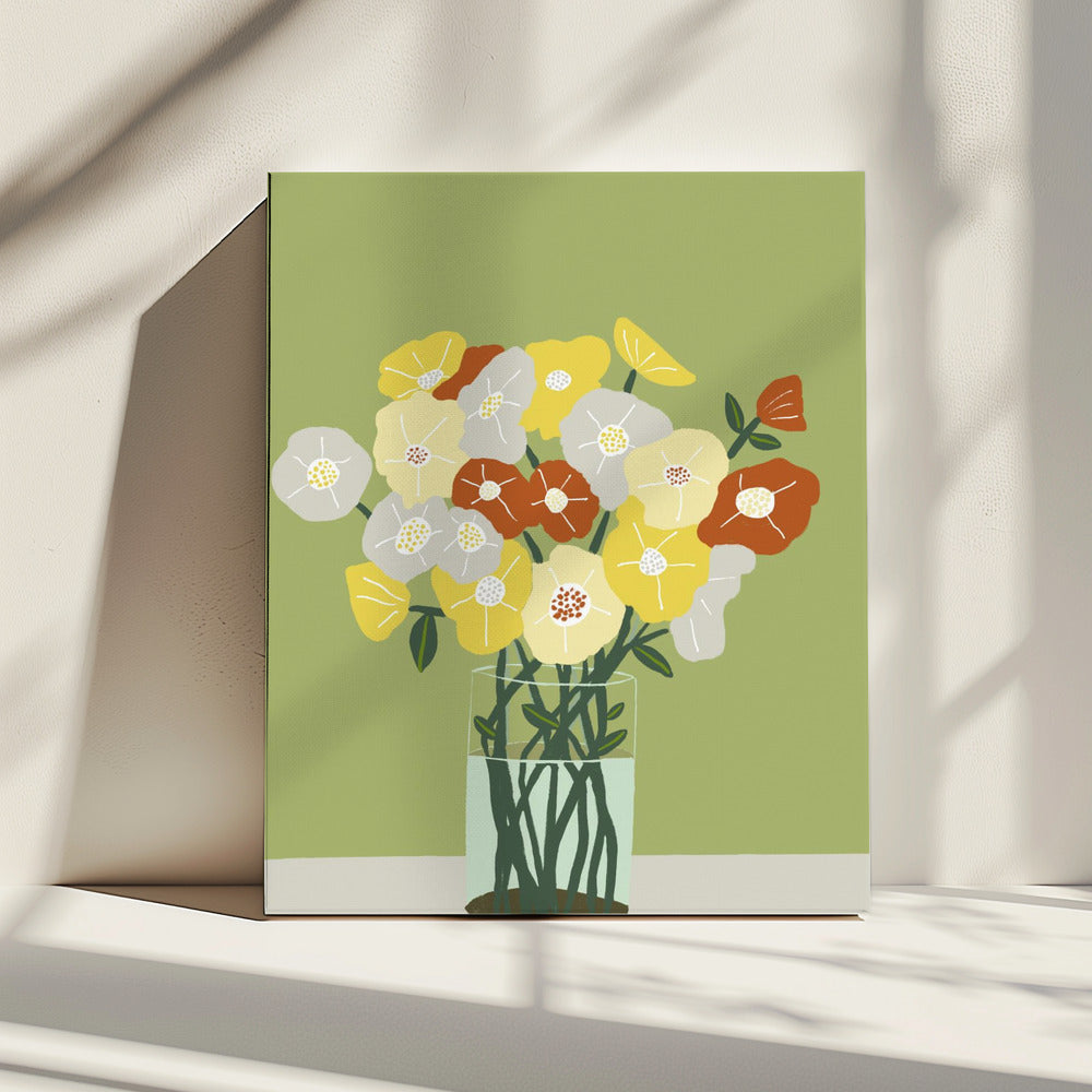 Blumenvase | Leinwand