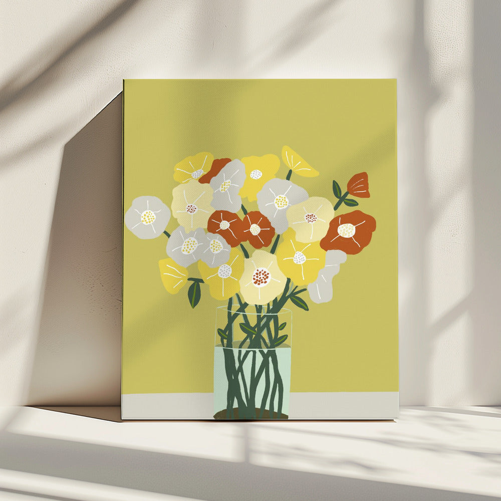 Blumenvase | Leinwand