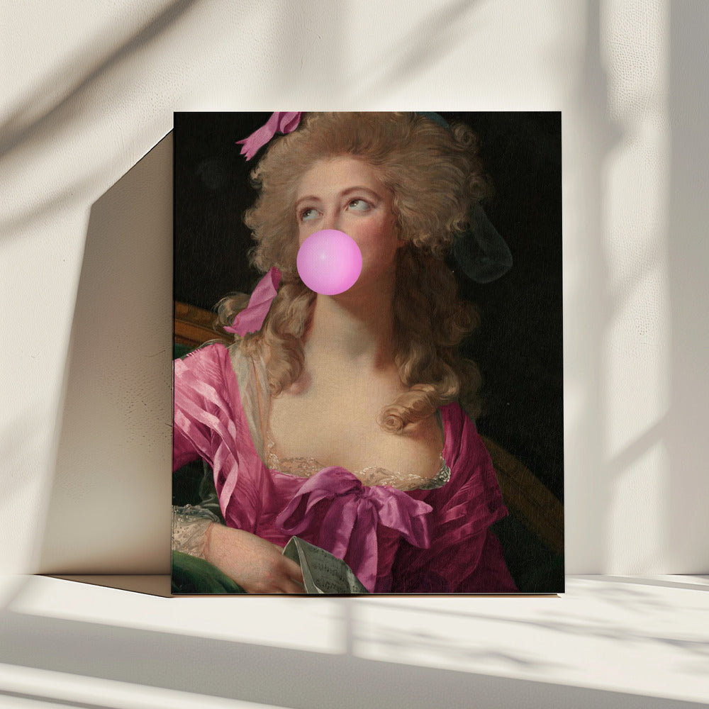Bubblegummadame Pink Kopie 2 | Leinwand