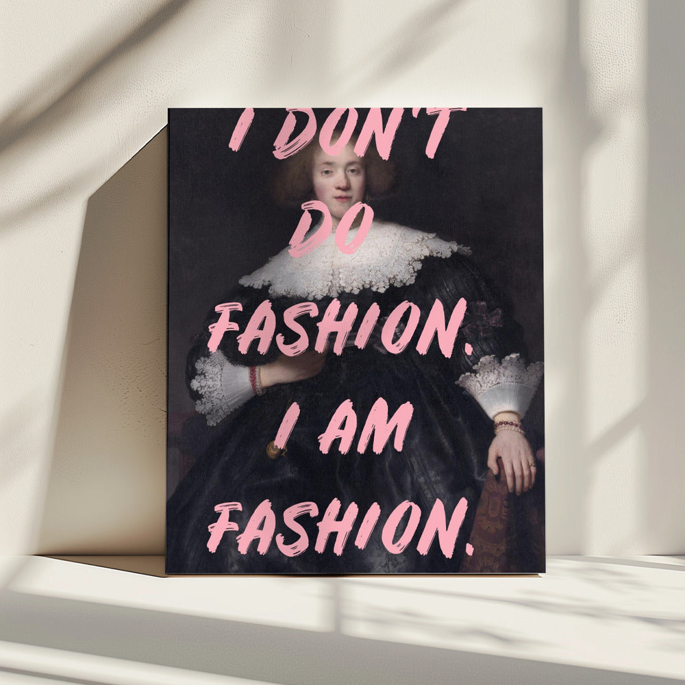 Iamfashionii Ratioiso | Leinwand