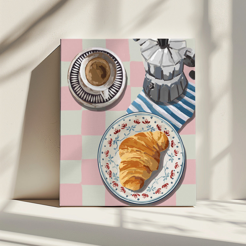 Französisches Frühstücksverhältnis 2x3 | Leinwand