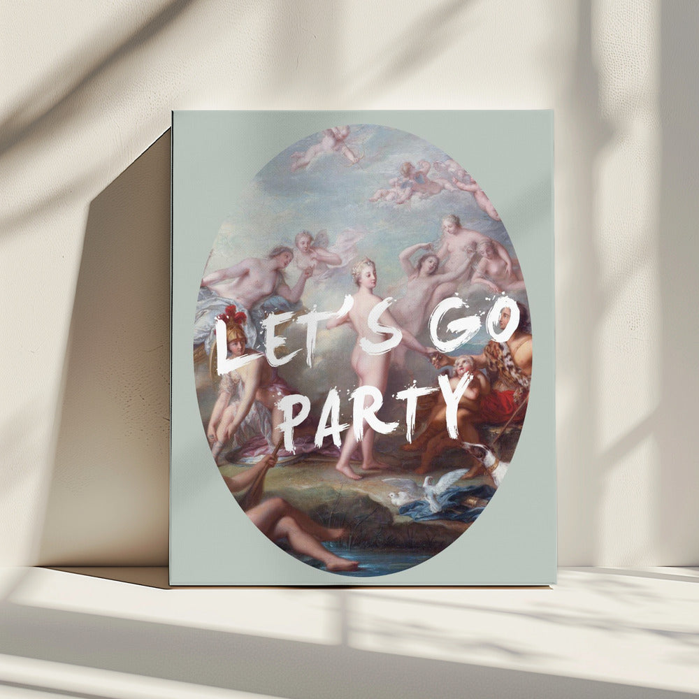 Letsgoparty3 Ratioiso | Leinwand