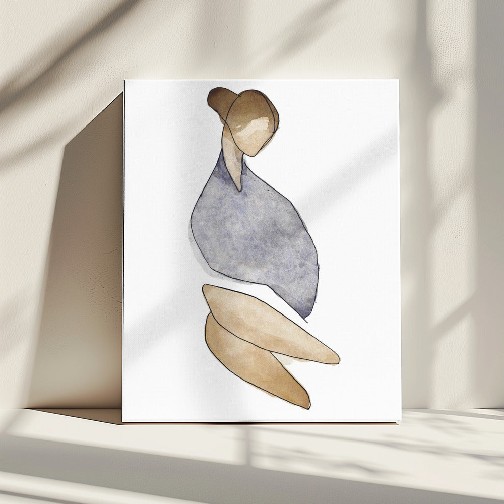 Sitzende Frau Nr. 11 | Leinwand