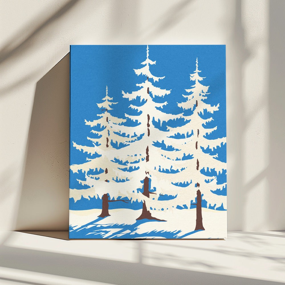 Harzer Winterbäume | Leinwand