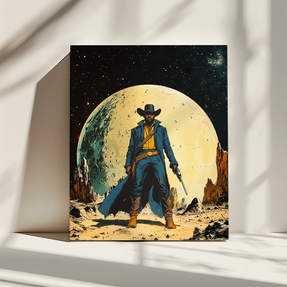 Kosmischer Sheriff | Leinwand