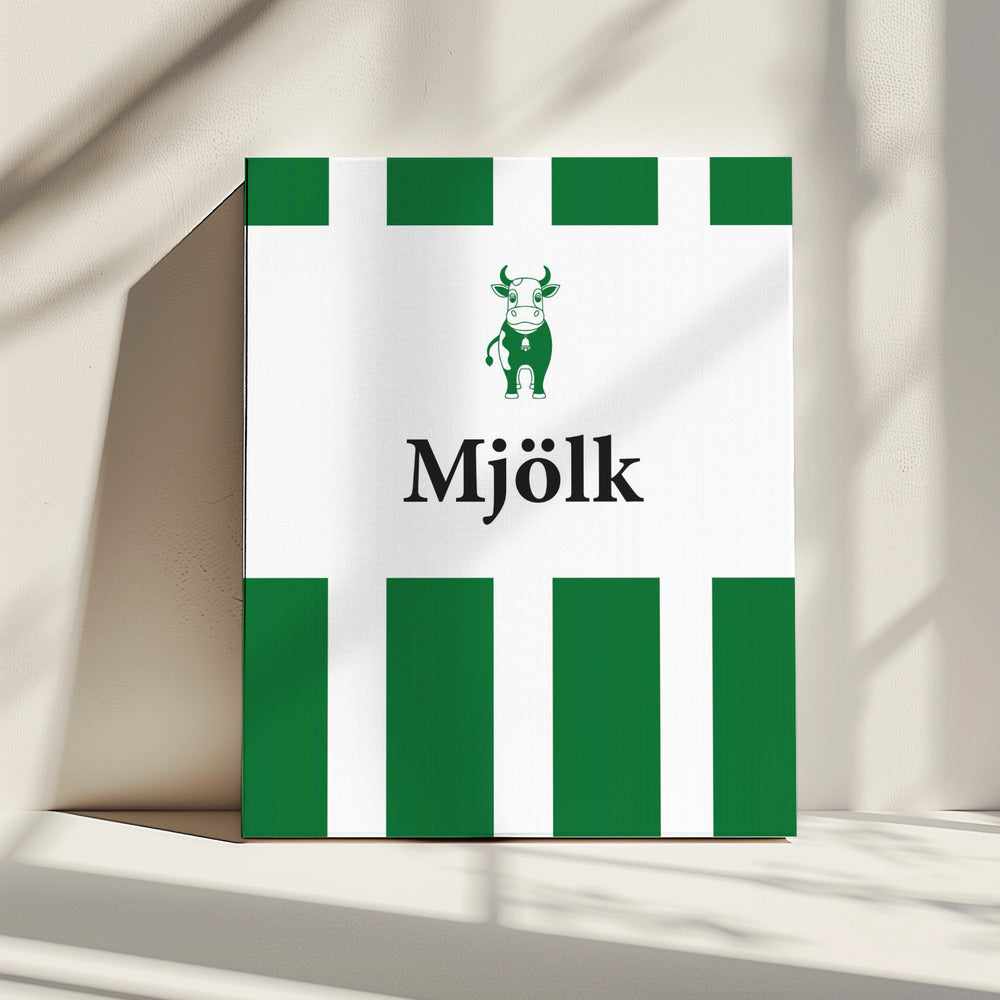 Mjölk Röd | Canvas