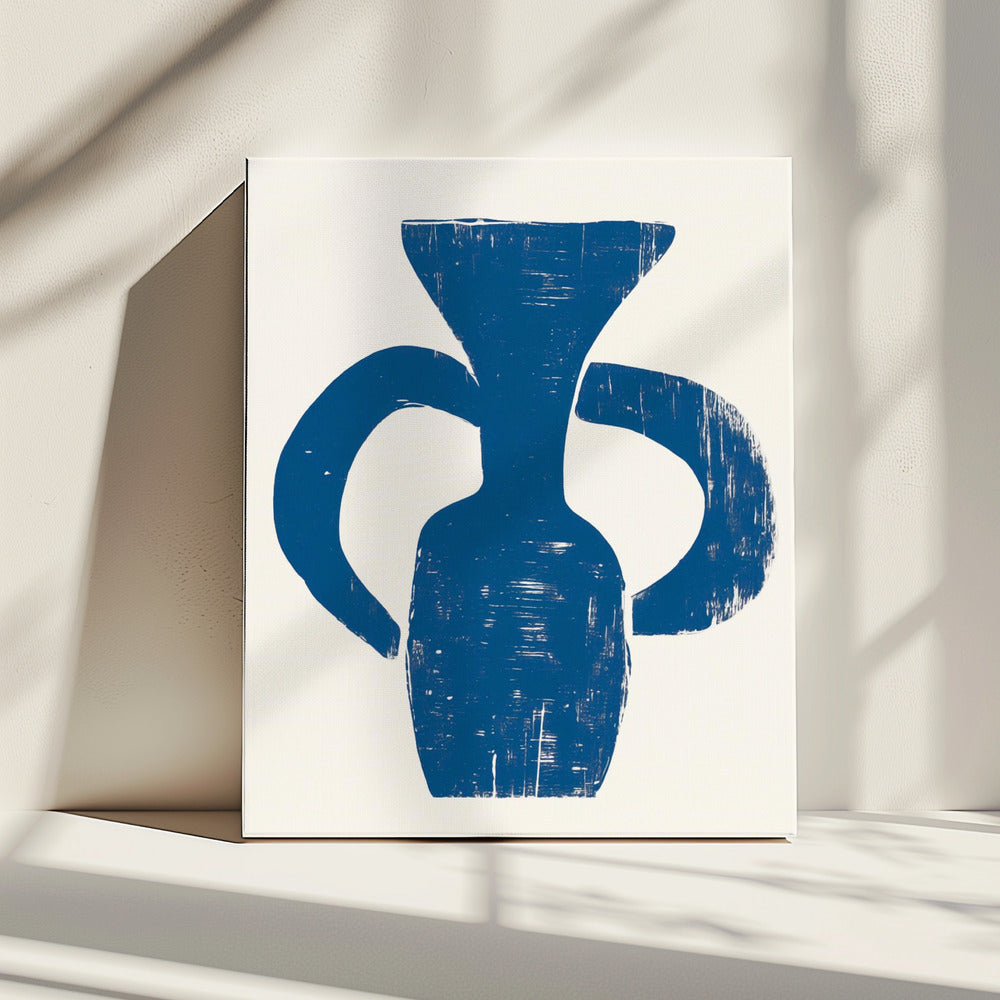 Vase Blau | Leinwand