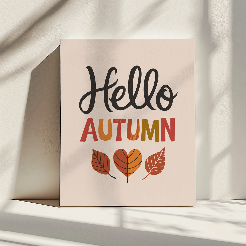Hallo Herbst | Leinwand