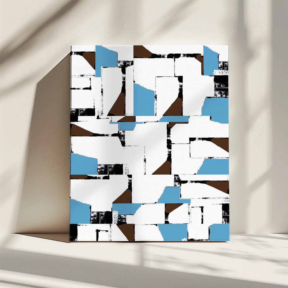 Abstrakte neutrale Geometrie Nr. 3 | Leinwand