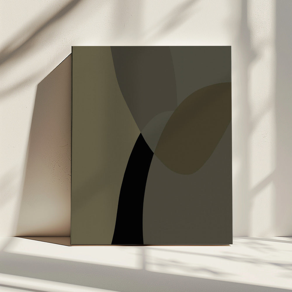 Abstrakte neutrale Formen Druck 1 | Leinwand