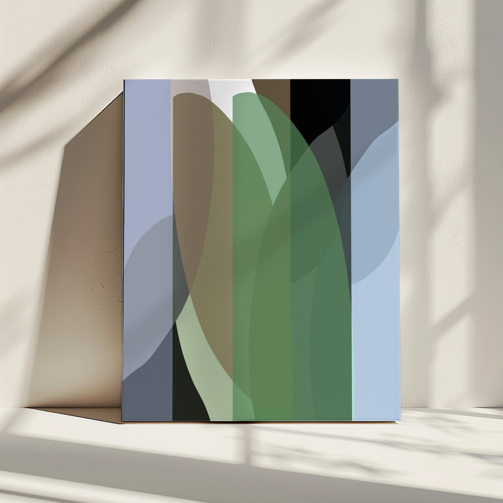 Abstrakte Formen Kunstdruck Nr. 3 | Leinwand