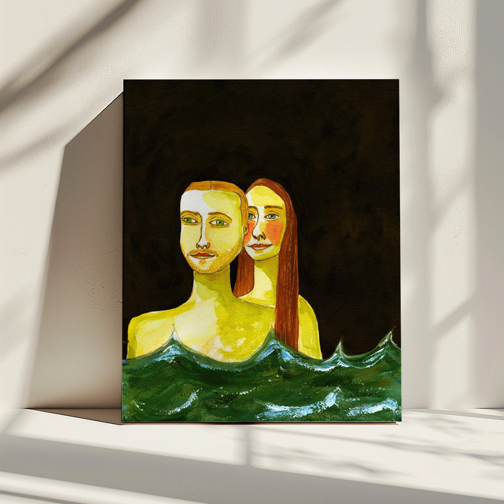 Die Schwimmer | Leinwand