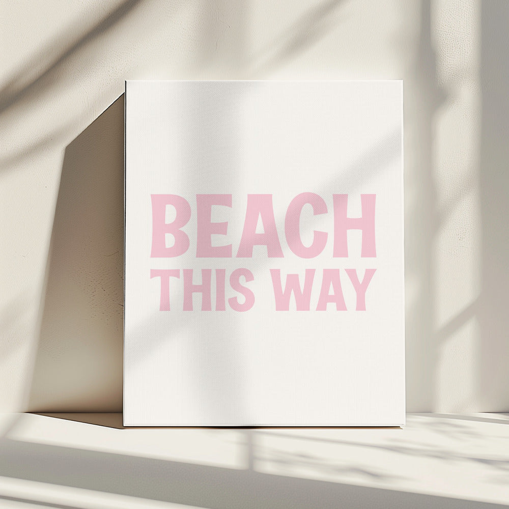 Strand entlang | Leinwand