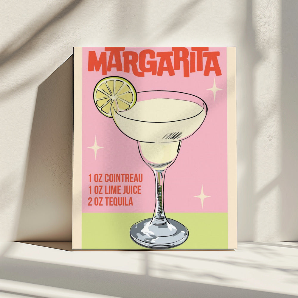 Margarita-Cocktail | Leinwand