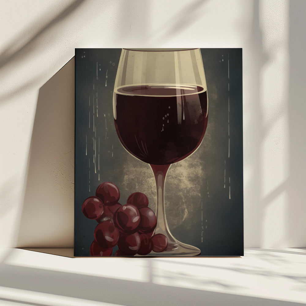 Rotwein Nr. 1 | Leinwand