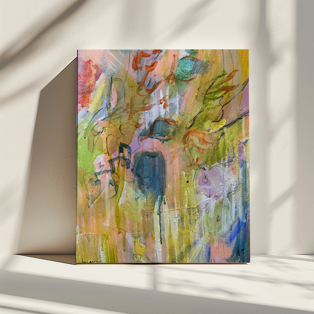 Magischer Garten der Farben | Leinwand