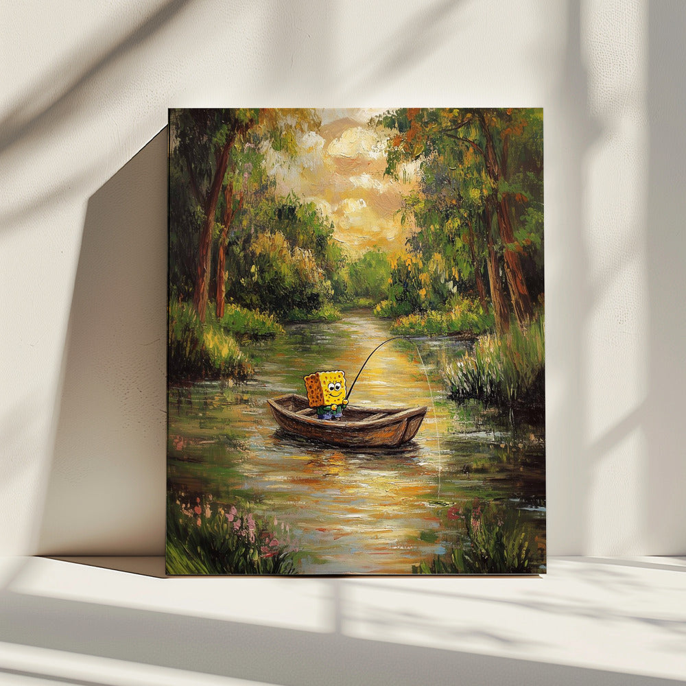 Bob am Fluss | Leinwand