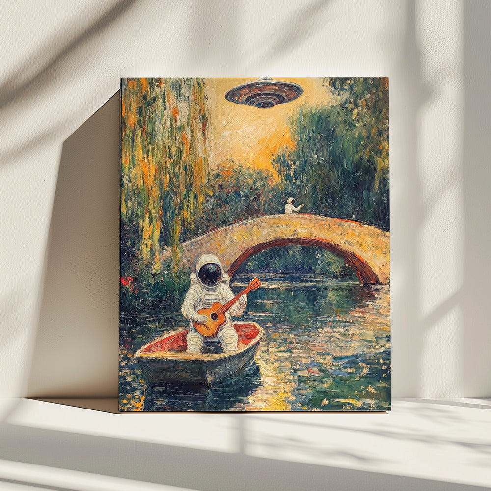 Ballade zum Fluss | Leinwand