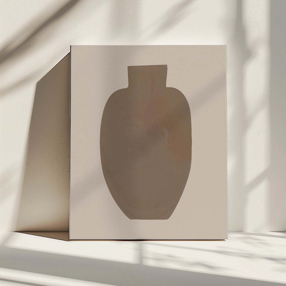 Mocha Vase Form 2 | Canvas