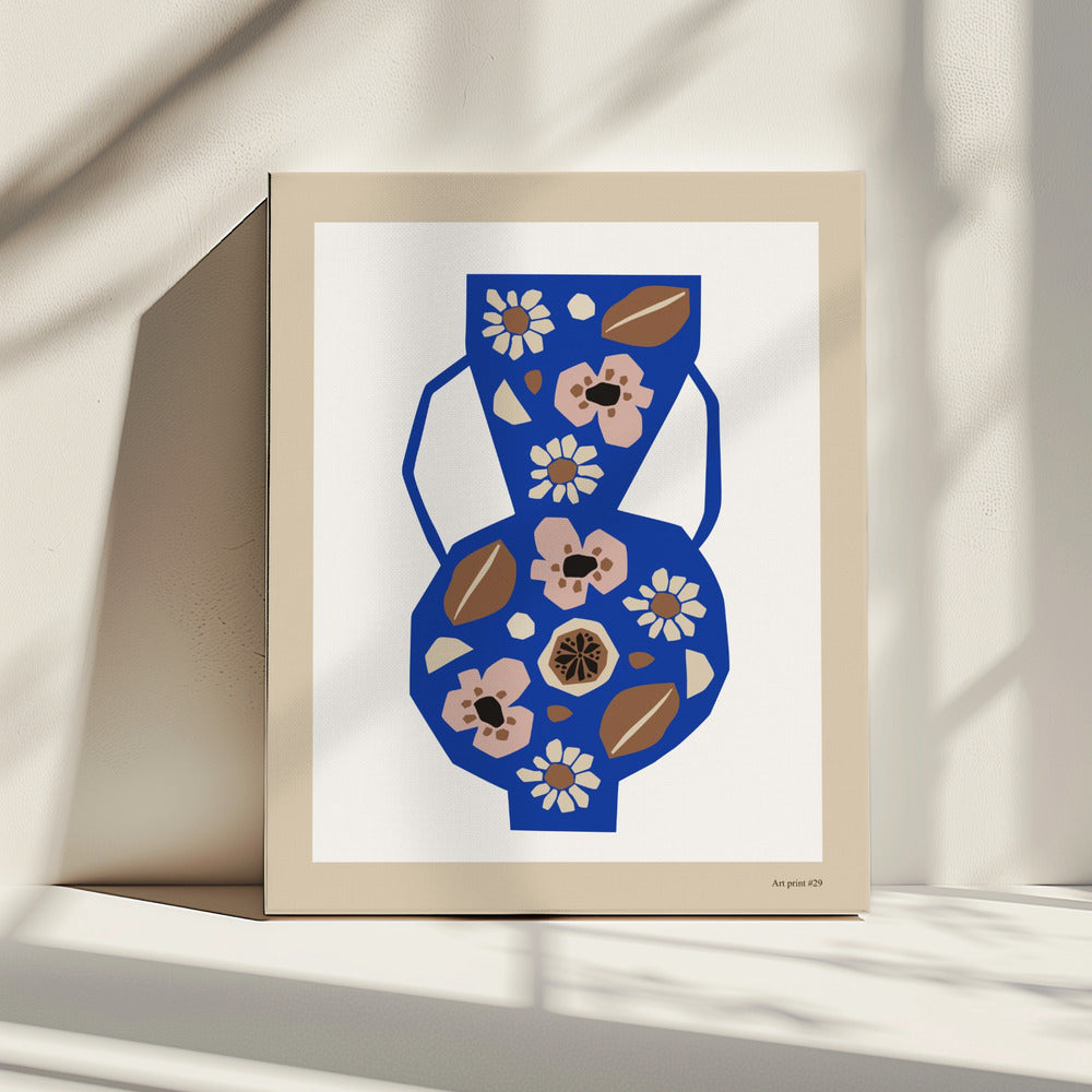 Blumenvase Harmonie | Leinwand