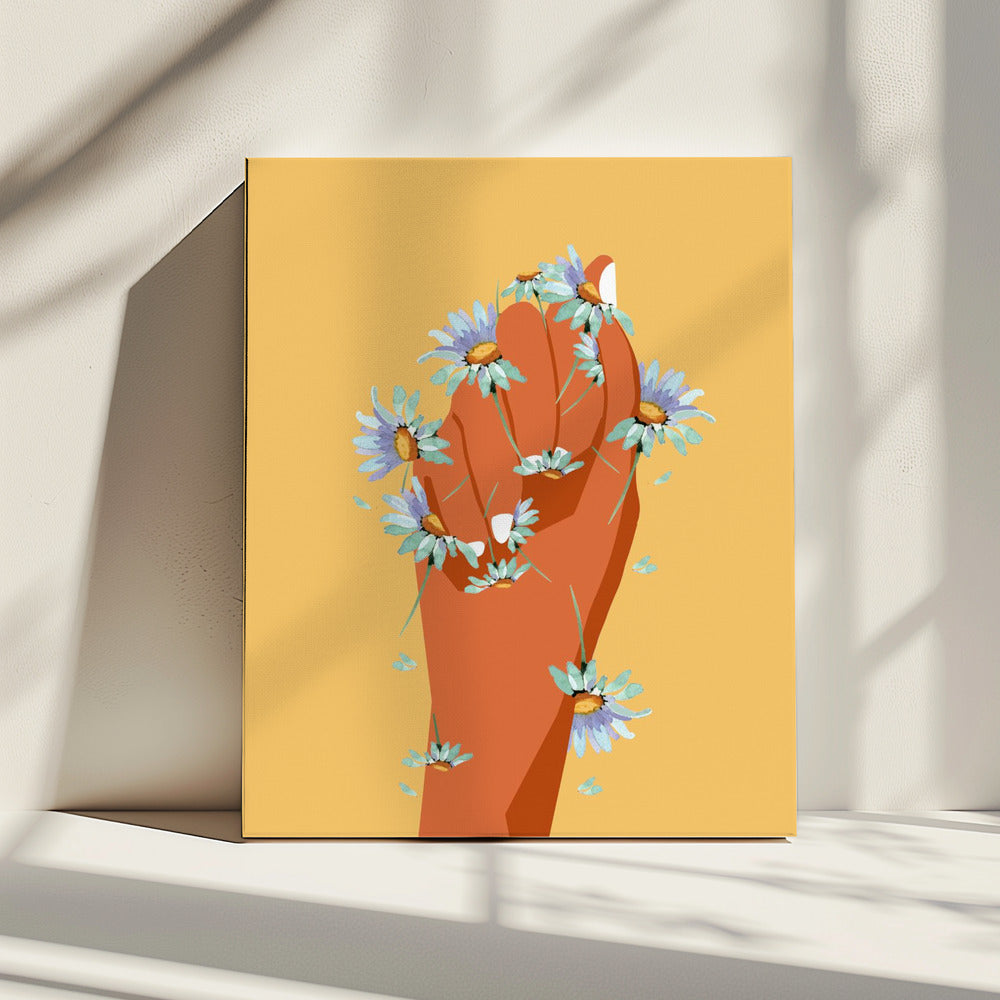 Blumenfaust | Leinwand