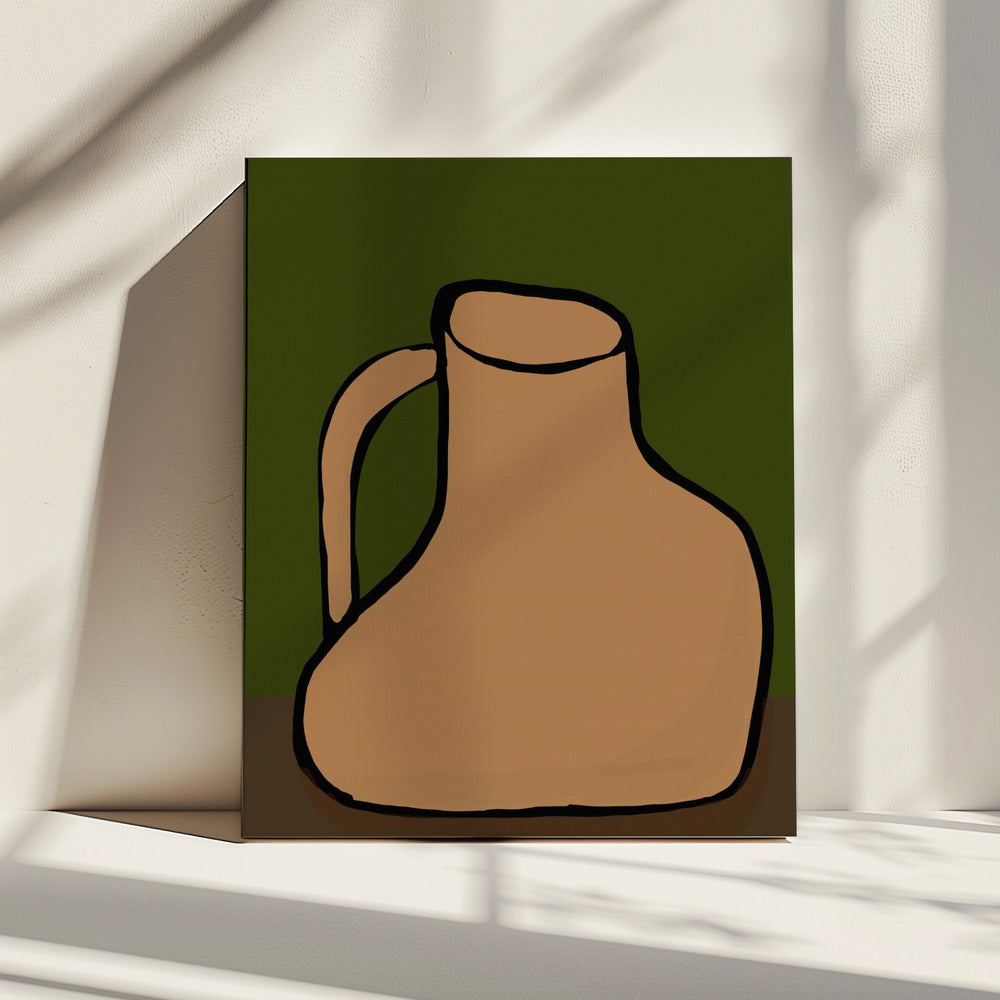 Die schiefe Vase | Leinwand
