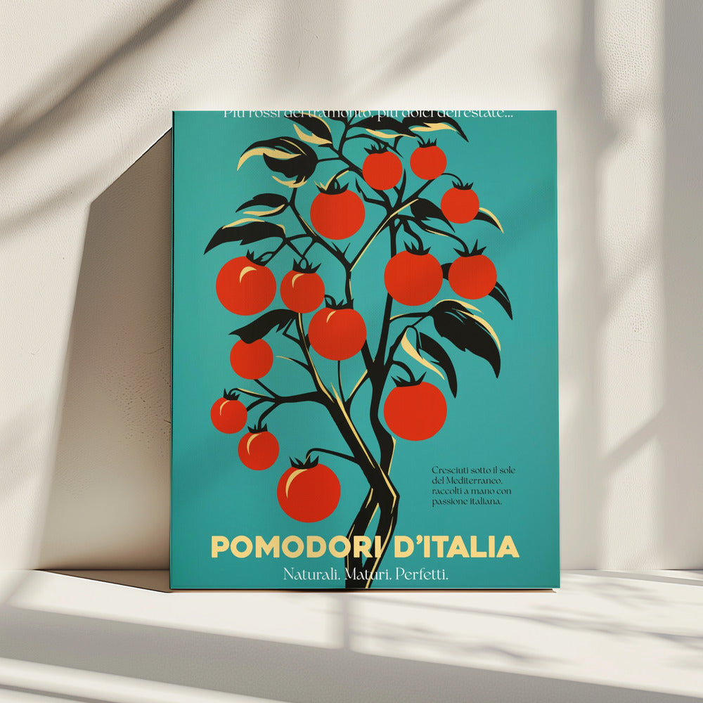 Leuchtend rote Tomaten | Leinwand