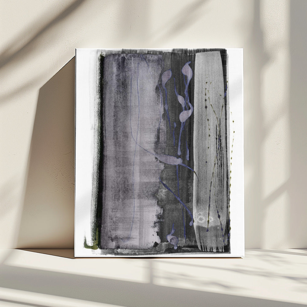 Flüstern in Grau | Leinwand