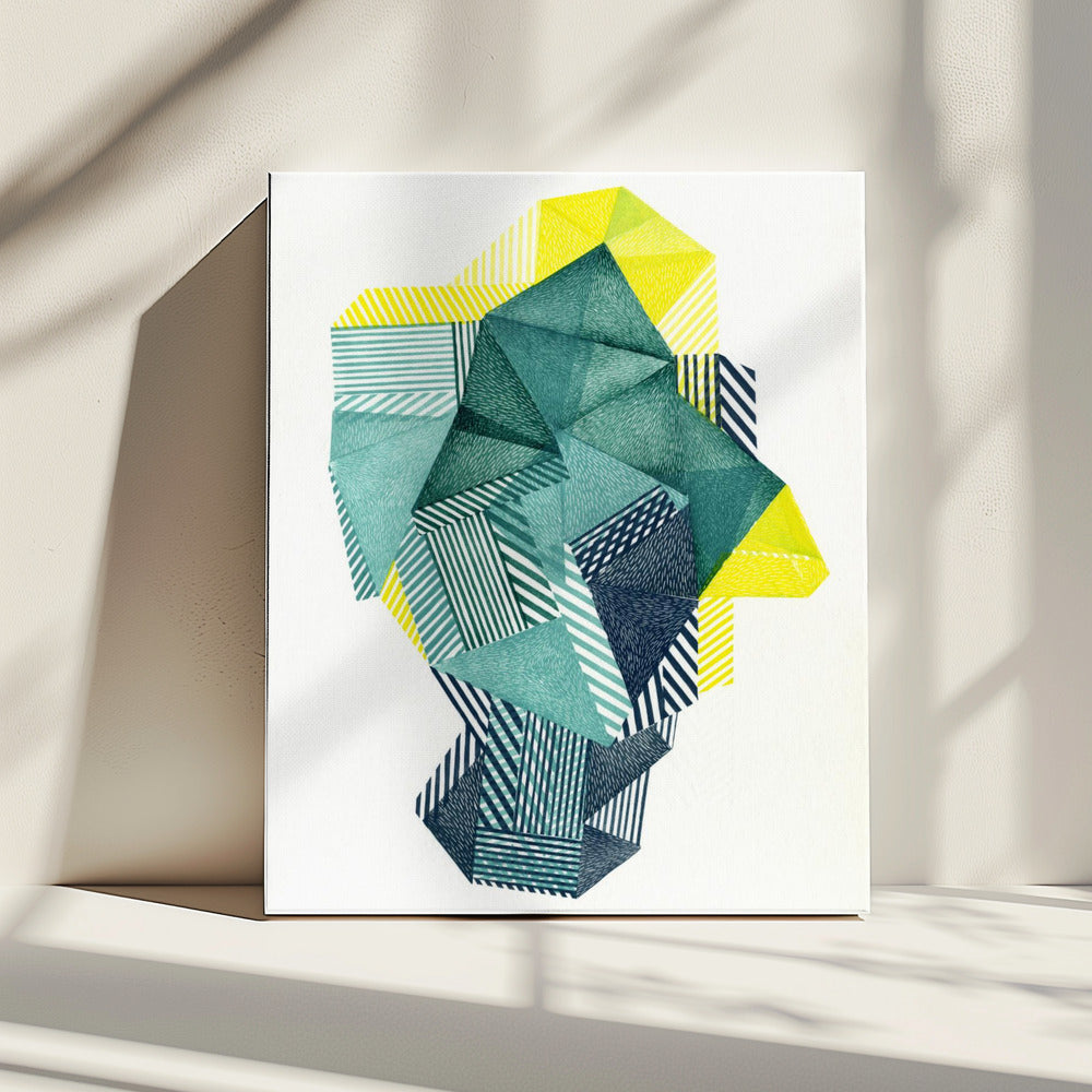 Polygonale Form V. | Leinwand