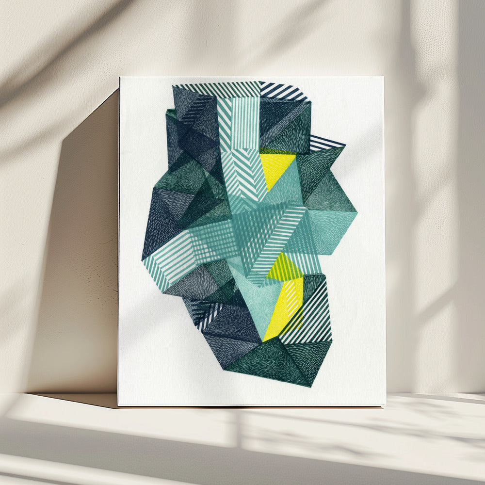 Polygonale Form IV. | Leinwand