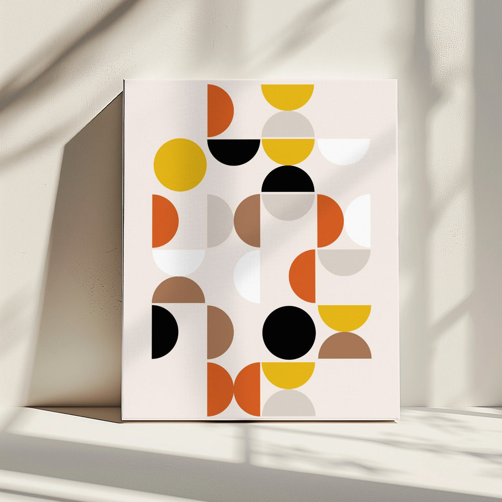 Mid-Century Muster | Leinwand