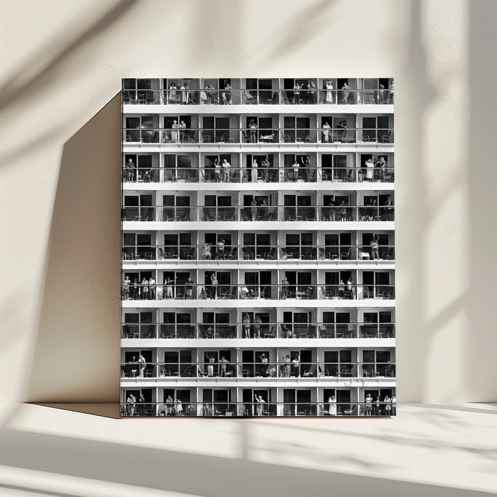 Massentourismus | Leinwand