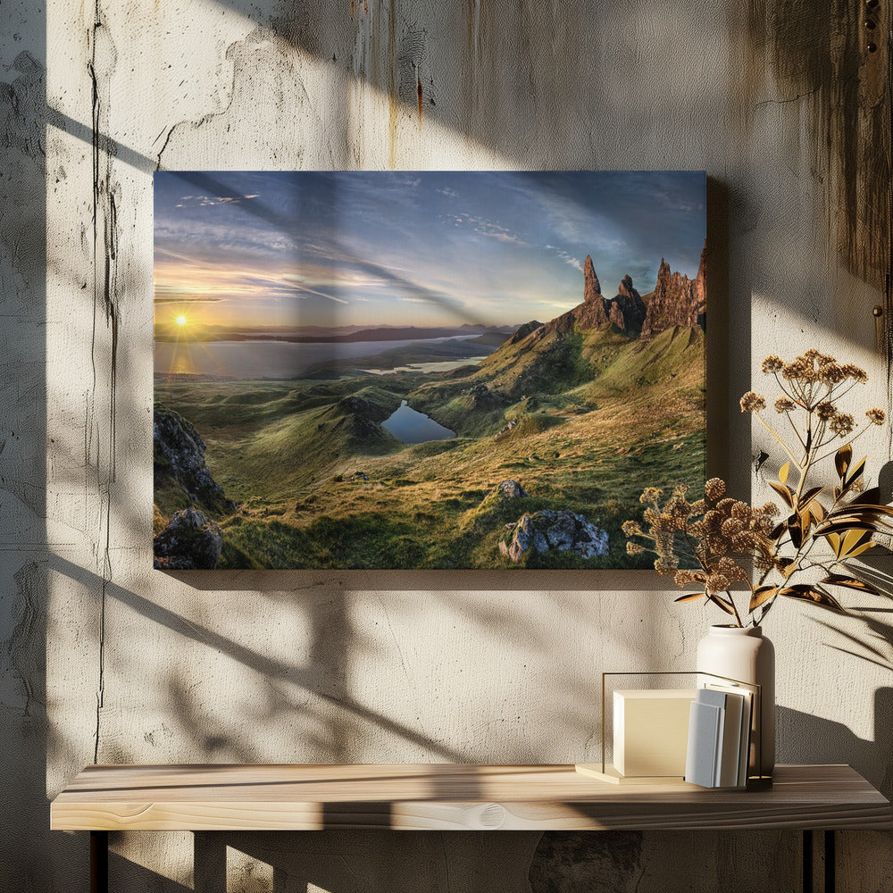 Der alte Mann von Storr | Leinwand