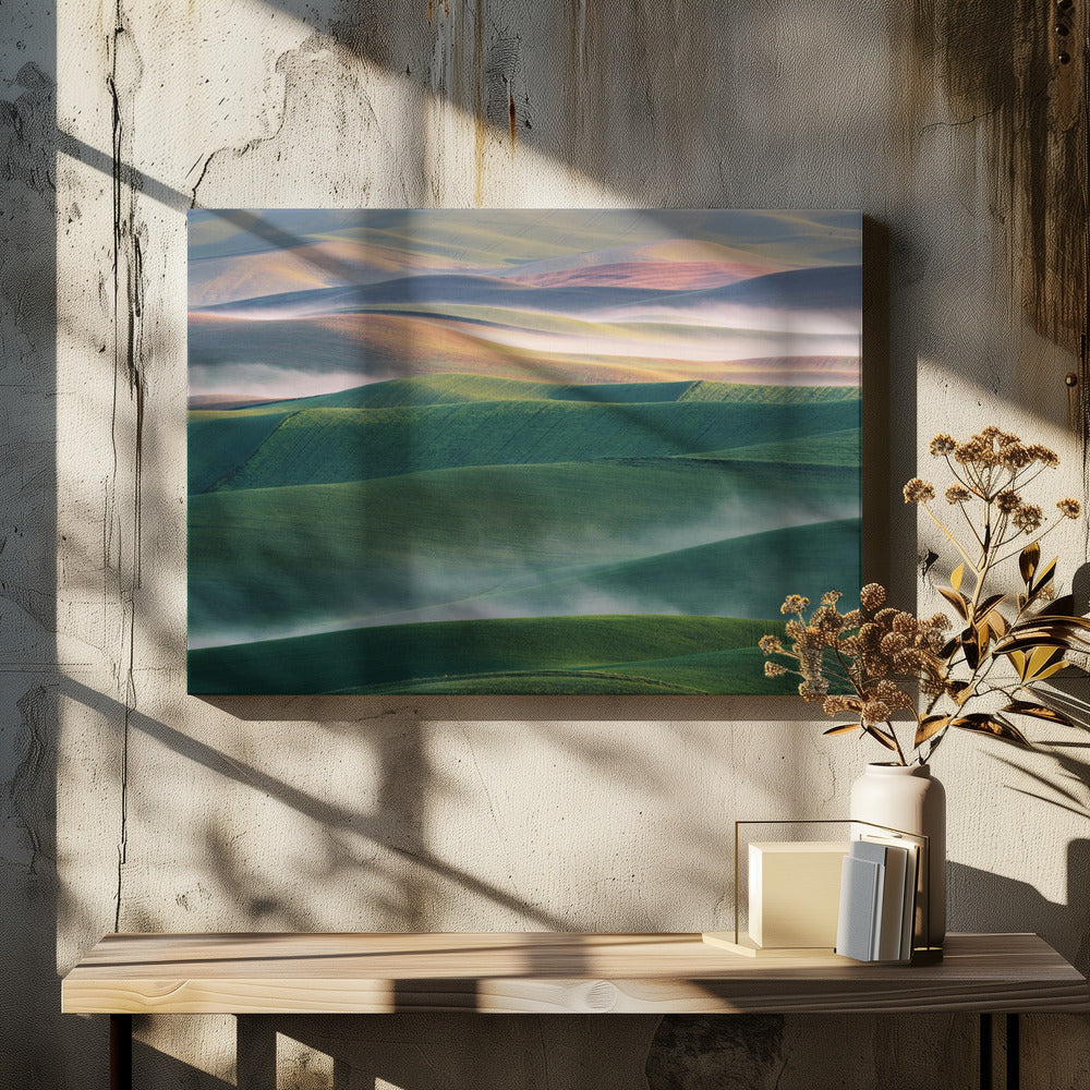 Nebliger Morgen | Leinwand