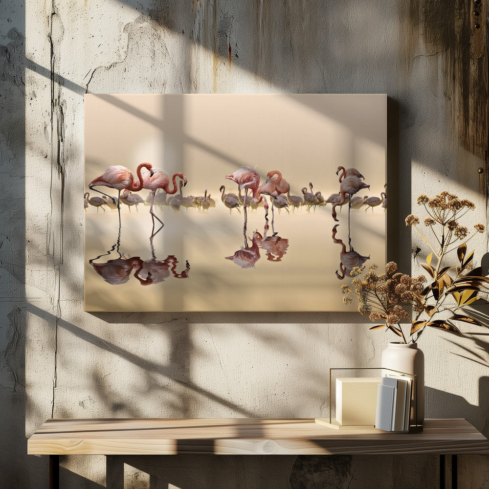 FLAMINGOS | Leinwand