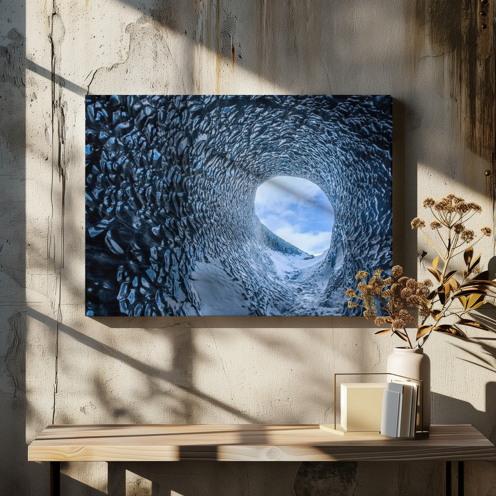 Die Eishöhle | Leinwand