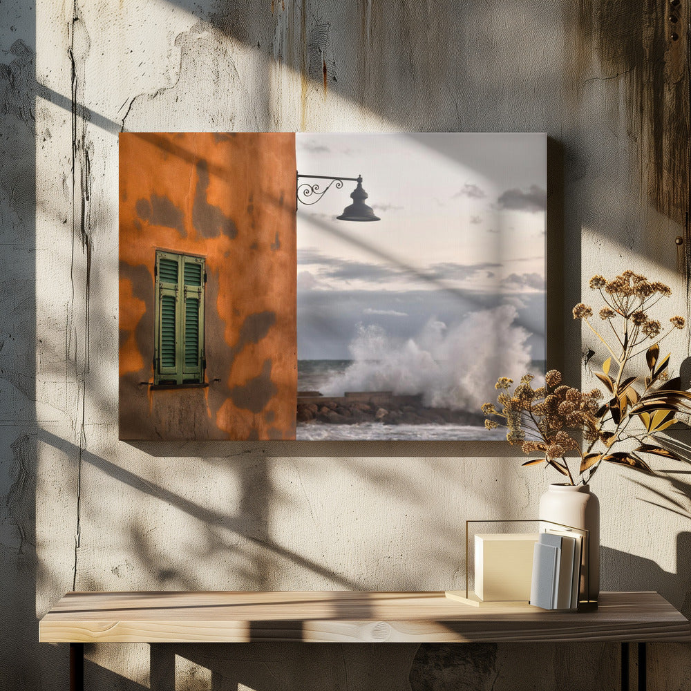 Die Wand und die Welle | Leinwand