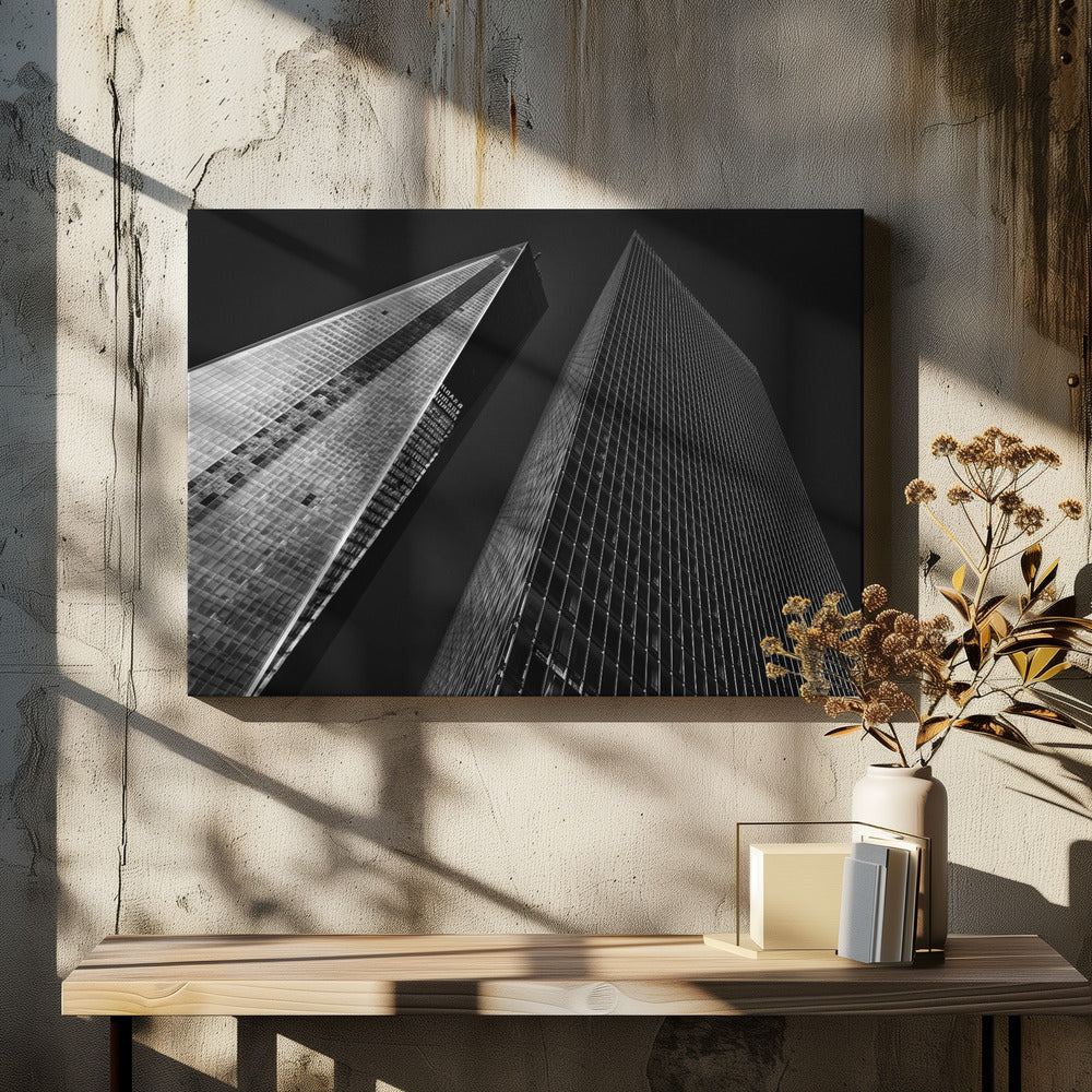 Himmlische Nachbarn | Leinwand