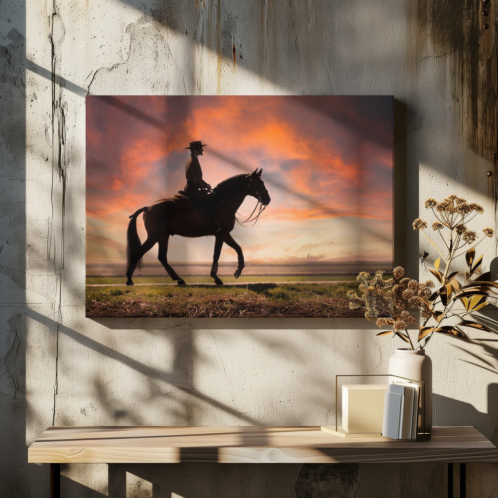 Evening ride | Canvas