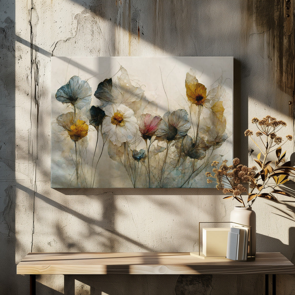 Flüsternde Blüten | Leinwand