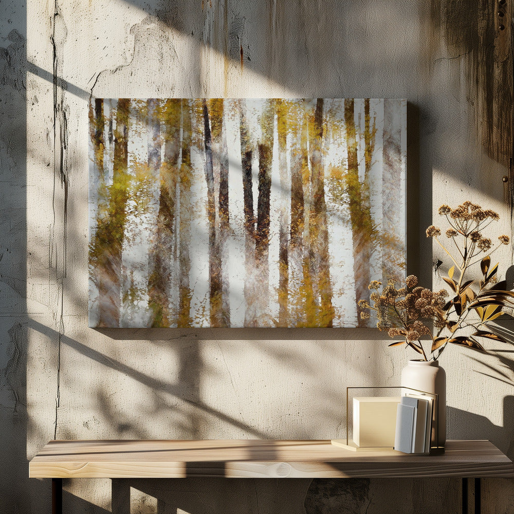 Buche im Herbst | Leinwand