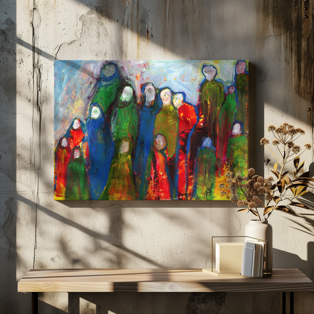 Die Versammlung | Leinwand