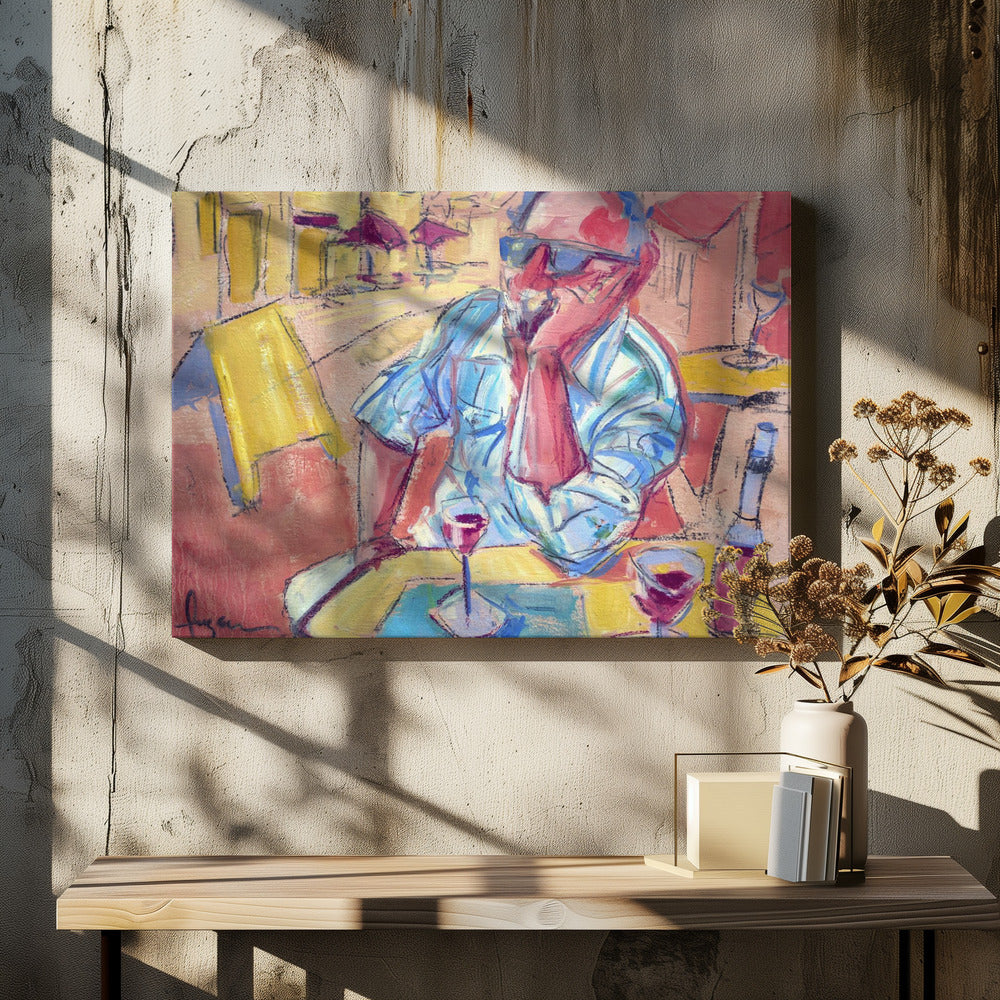 Besinnlicher Café-Moment | Leinwand